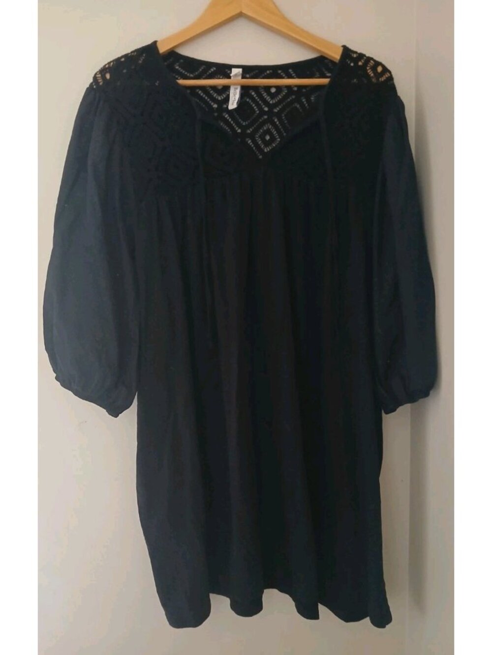Torrid Belle Isle Mini Crochet Popover Dress